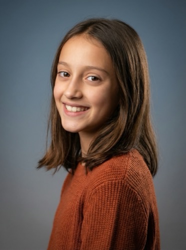 Portrait with classic outfit